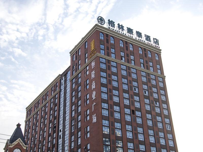 Greentree Inn Zhejiang Jiaxing Nanyang College Henglong Square Business Hotel Bagian luar foto