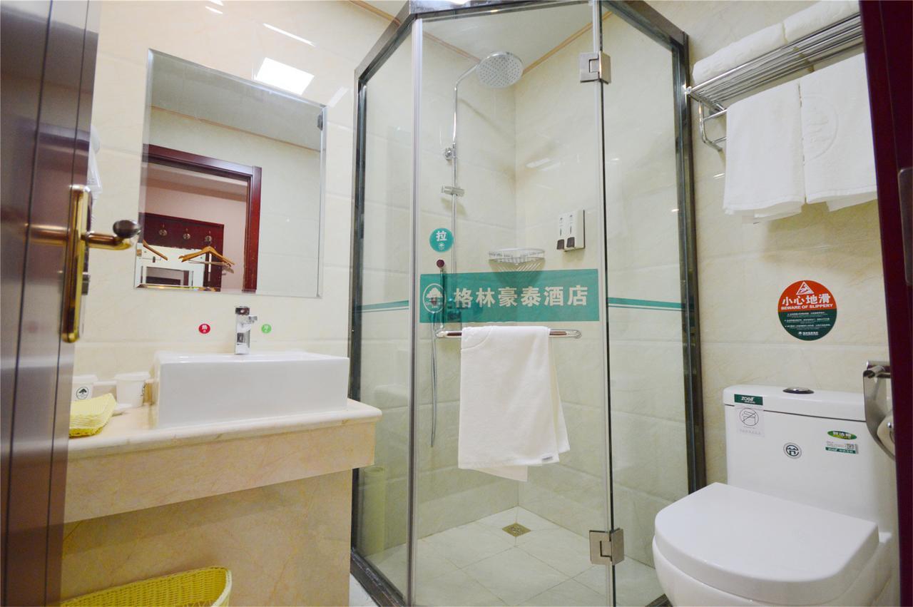 Greentree Inn Zhejiang Jiaxing Nanyang College Henglong Square Business Hotel Bagian luar foto